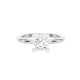 1 ctw Princess-Cut Lab Grown Diamond Solitaire Engagement Ring