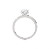 1 ctw Princess-Cut Lab Grown Diamond Solitaire Engagement Ring