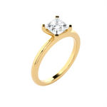 1 ctw Princess-Cut Lab Grown Diamond Solitaire Engagement Ring
