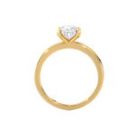 1 ctw Princess-Cut Lab Grown Diamond Solitaire Engagement Ring
