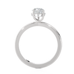 1 1/4 ctw Pear-Shaped Lab Grown Diamond Solitaire Engagement Ring