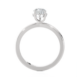 1 1/4 ctw Pear-Shaped Lab Grown Diamond Solitaire Engagement Ring