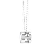 Round Lab Grown Diamond Solitaire Pendant