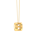 Round Lab Grown Diamond Solitaire Pendant
