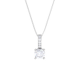 Round Lab Grown Diamond Solitaire Pendant