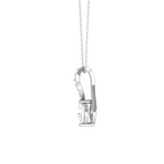 Round Lab Grown Diamond Solitaire Pendant