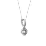 Round Lab Grown Diamond Solitaire Pendant
