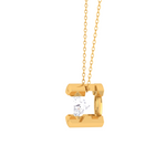Round Lab Grown Diamond Solitaire Pendant