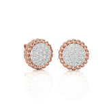 Round Lab Grown Diamond Stud Earrings