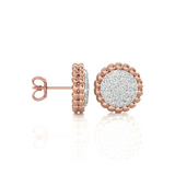 Round Lab Grown Diamond Stud Earrings