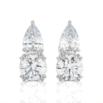 Multi-Shape Lab Grown Diamond Stud Earrings