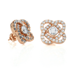Round Lab Grown Diamond Stud Earrings
