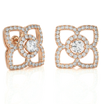 Round Lab Grown Diamond Stud Earrings