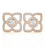 Round Lab Grown Diamond Stud Earrings