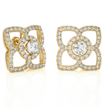 Round Lab Grown Diamond Stud Earrings