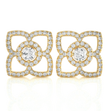 Round Lab Grown Diamond Stud Earrings