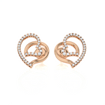Round Lab Grown Diamond Stud Earrings