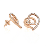 Round Lab Grown Diamond Stud Earrings