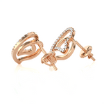 Round Lab Grown Diamond Stud Earrings
