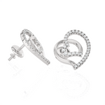 Round Lab Grown Diamond Stud Earrings