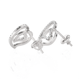 Round Lab Grown Diamond Stud Earrings