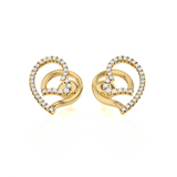 Round Lab Grown Diamond Stud Earrings