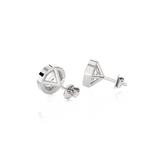 3/4 ctw Round Lab Grown Diamond Bezel Set Solitaire Stud Earrings