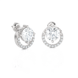 Round Lab Grown Diamond Stud Earrings