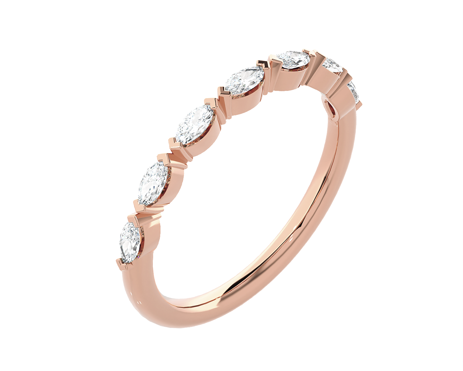 1/2 ctw Marquise Lab Grown Diamond Anniversary Ring