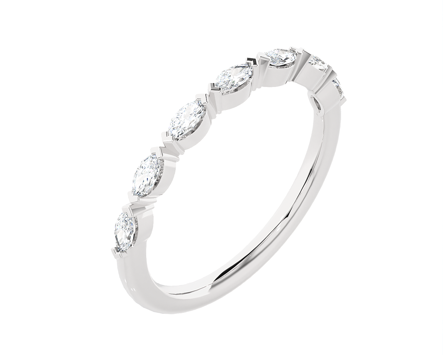 1/2 ctw Marquise Lab Grown Diamond Anniversary Ring