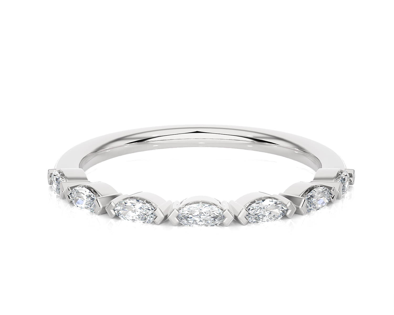 1/2 ctw Marquise Lab Grown Diamond Anniversary Ring
