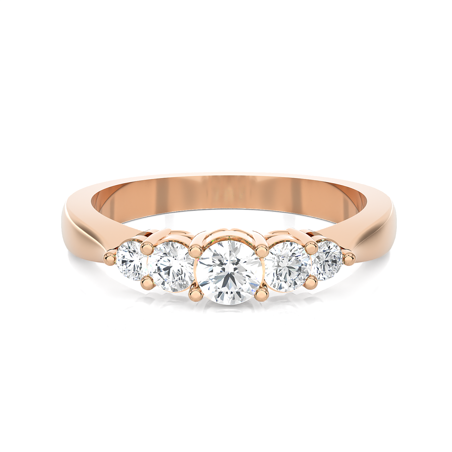 1/2 ctw Round Lab Grown Diamond Anniversary Ring