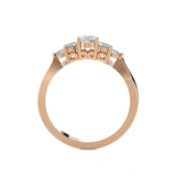 1/2 ctw Round Lab Grown Diamond Anniversary Ring
