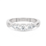 1/2 ctw Round Lab Grown Diamond Anniversary Ring