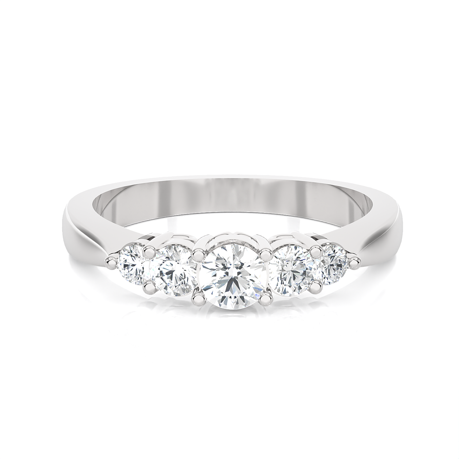 1/2 ctw Round Lab Grown Diamond Anniversary Ring