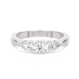 1/2 ctw Round Lab Grown Diamond Anniversary Ring