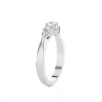 1/2 ctw Round Lab Grown Diamond Anniversary Ring