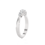 1/2 ctw Round Lab Grown Diamond Anniversary Ring