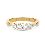 1/2 ctw Round Lab Grown Diamond Anniversary Ring