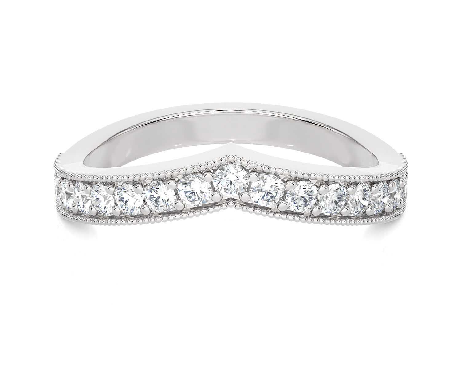1/2 ctw Round Lab Grown Diamond Anniversary Ring