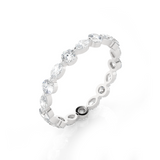 1 1/3 ctw Multi-Shape Lab Grown Diamond Eternity Band