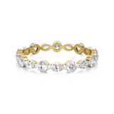 1 1/3 ctw Multi-Shape Lab Grown Diamond Eternity Band