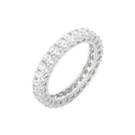 3 ctw Oval-Shape Lab Grown Diamond Eternity Band