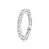 2 ctw Cushion-Cut Lab Grown Diamond Eternity Band