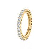 2 ctw Cushion-Cut Lab Grown Diamond Eternity Band