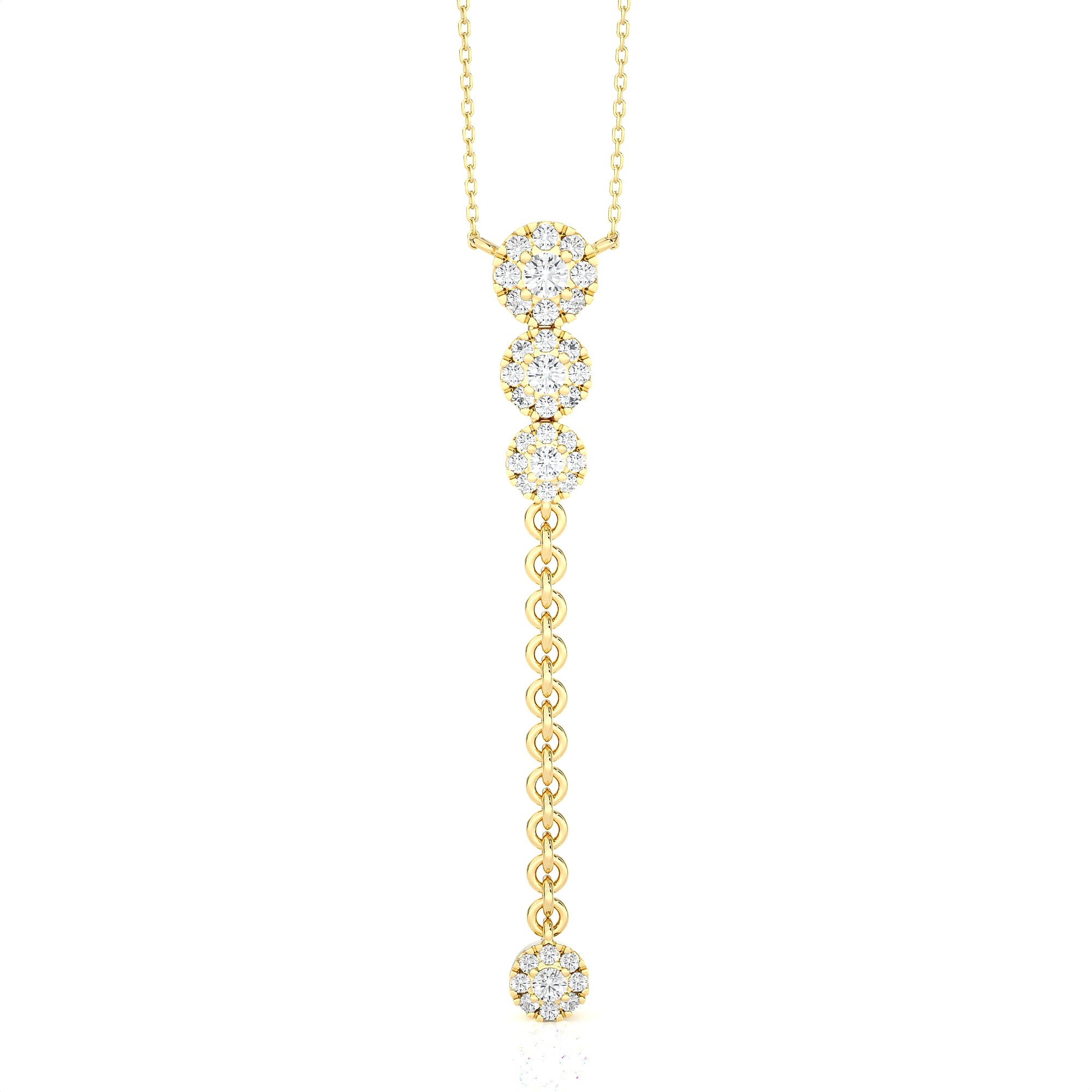 Round Lab Grown Diamond Fashion Pendant