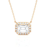 Round Lab Grown Diamond Solitaire Pendant