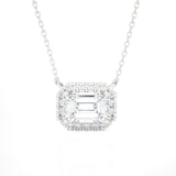 Round Lab Grown Diamond Solitaire Pendant