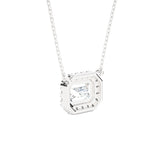 Round Lab Grown Diamond Solitaire Pendant