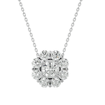 Round Lab Grown Diamond Solitaire Pendant